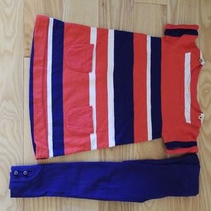 girls gymporee dress and matching leggings